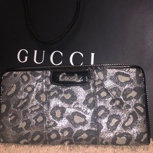 Coach leopard print wallet